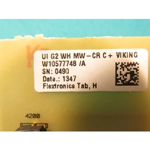 Elektronika, kijelző (eredeti) WHIRLPOOL mikrohullámú sütő / RENDELÉSRE