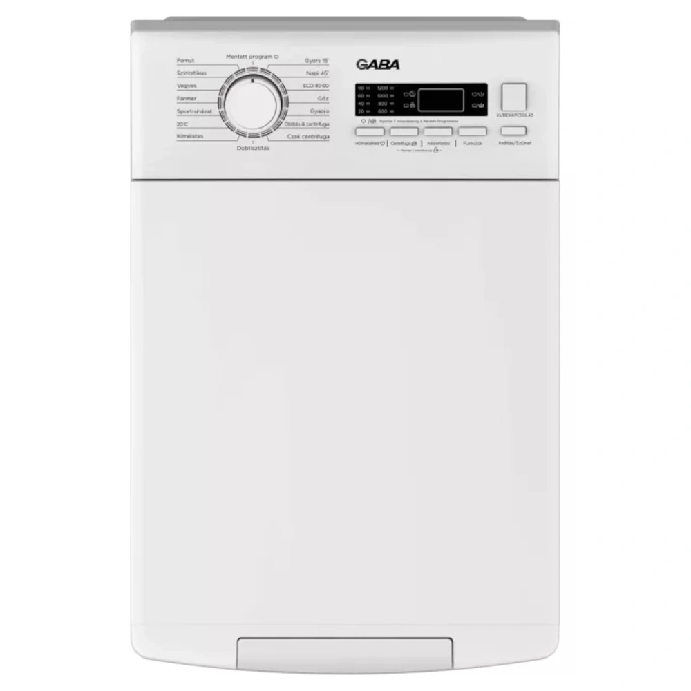 Felültöltős mosógép, szabadonálló, 6 Kg Gaba GMW-612CTL / RENDELÉSRE