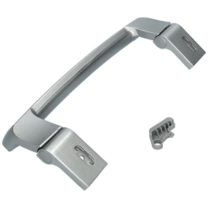 Fogantyú, ívelt, ezüst, műanyag (eredeti) BEKO hűtőgép