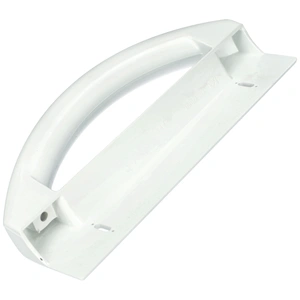 Fogantyú, ívelt, fehér, műanyag (eredeti) AEG hűtőgép