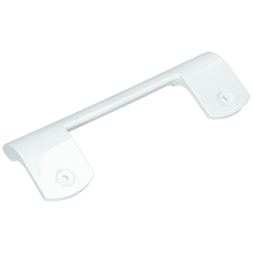 Fogantyú, ívelt, fehér, műanyag (eredeti) GORENJE / MORA hűtőgép