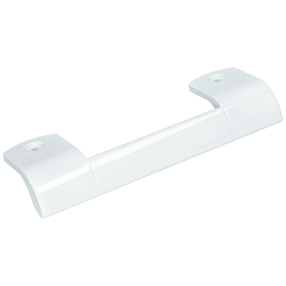 Fogantyú, ívelt, fehér, műanyag (eredeti) GORENJE / MORA hűtőgép