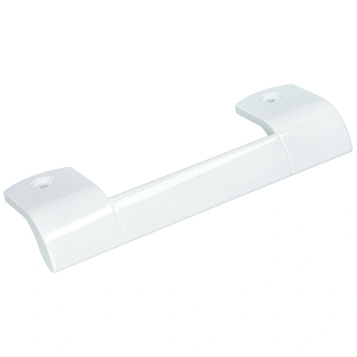 Fogantyú, ívelt, fehér, műanyag (eredeti) GORENJE / MORA hűtőgép