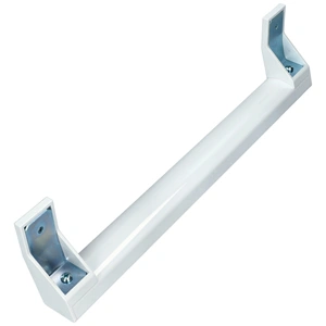 Fogantyú, ívelt, fehér, műanyag (eredeti) GORENJE / MORA hűtőgép