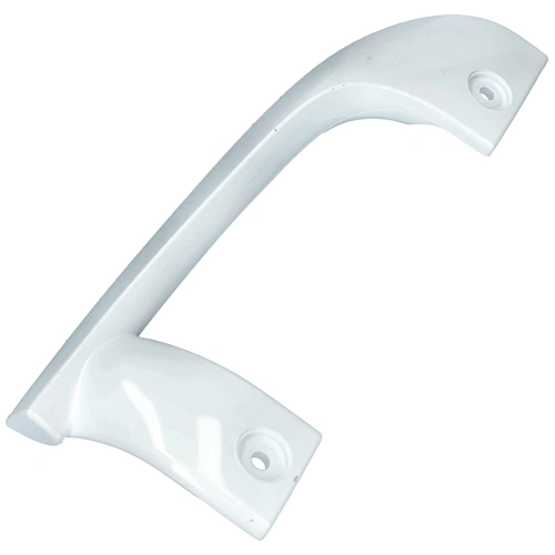 Fogantyú, ívelt, fehér, műanyag (eredeti) GORENJE / MORA hűtőgép