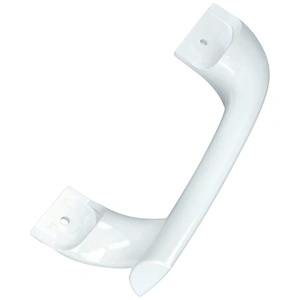 Fogantyú, ívelt, fehér, műanyag (eredeti) GORENJE / MORA hűtőgép