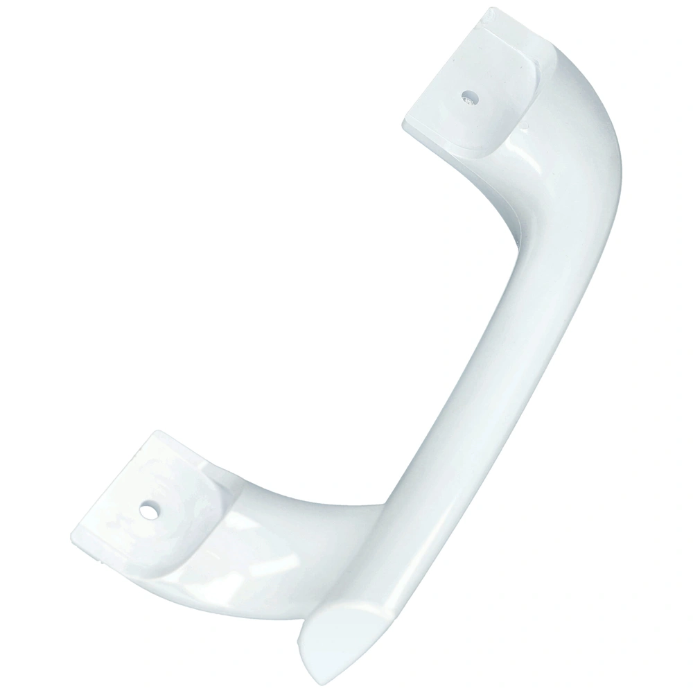 Fogantyú, ívelt, fehér, műanyag (eredeti) GORENJE / MORA hűtőgép