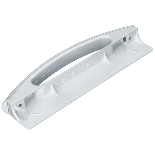 Fogantyú, ívelt, fehér, műanyag (eredeti) GORENJE / MORA hűtőgép