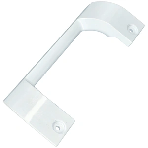 Fogantyú, ívelt, fehér, műanyag (eredeti) GORENJE / MORA hűtőgép