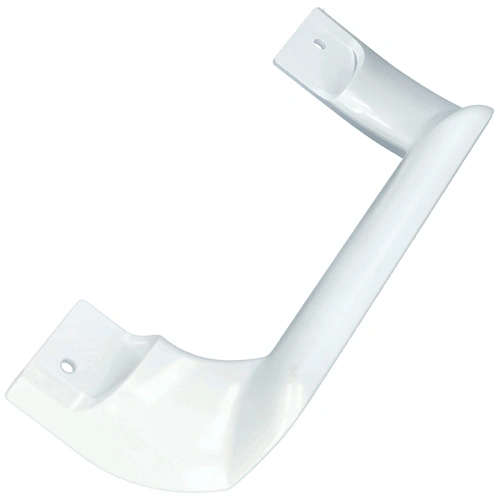 Fogantyú, ívelt, fehér, műanyag (eredeti) GORENJE / MORA hűtőgép