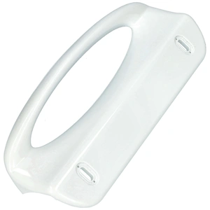 Fogantyú, ívelt, fehér, műanyag (eredeti) ZANUSSI hűtőgép