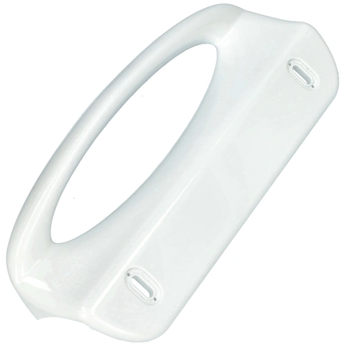 Fogantyú, ívelt, fehér, műanyag (eredeti) ZANUSSI hűtőgép