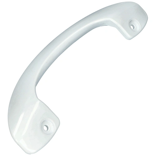 Fogantyú, új kivitel, sarkos, fehér, műanyag (eredeti) GORENJE / MORA hűtőgép