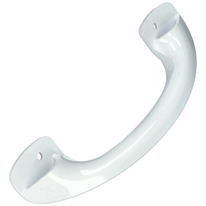 Fogantyú, új kivitel, sarkos, fehér, műanyag (eredeti) GORENJE / MORA hűtőgép