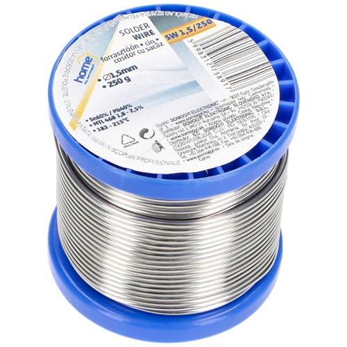 Forrasztóón, 1,5mm, (Sn60 / Pb40 / 2,0% gyanta) 250g