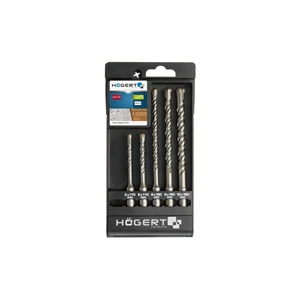 Fúrószár készlet, SDS Plus, (6/6/6/8/10 mm), 5 részes , HÖGERT HT6D370