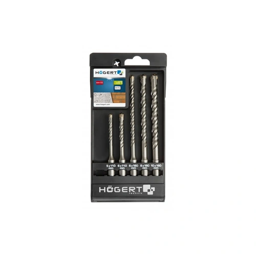 Fúrószár készlet, SDS Plus, (6/6/6/8/10 mm), 5 részes , HÖGERT HT6D370