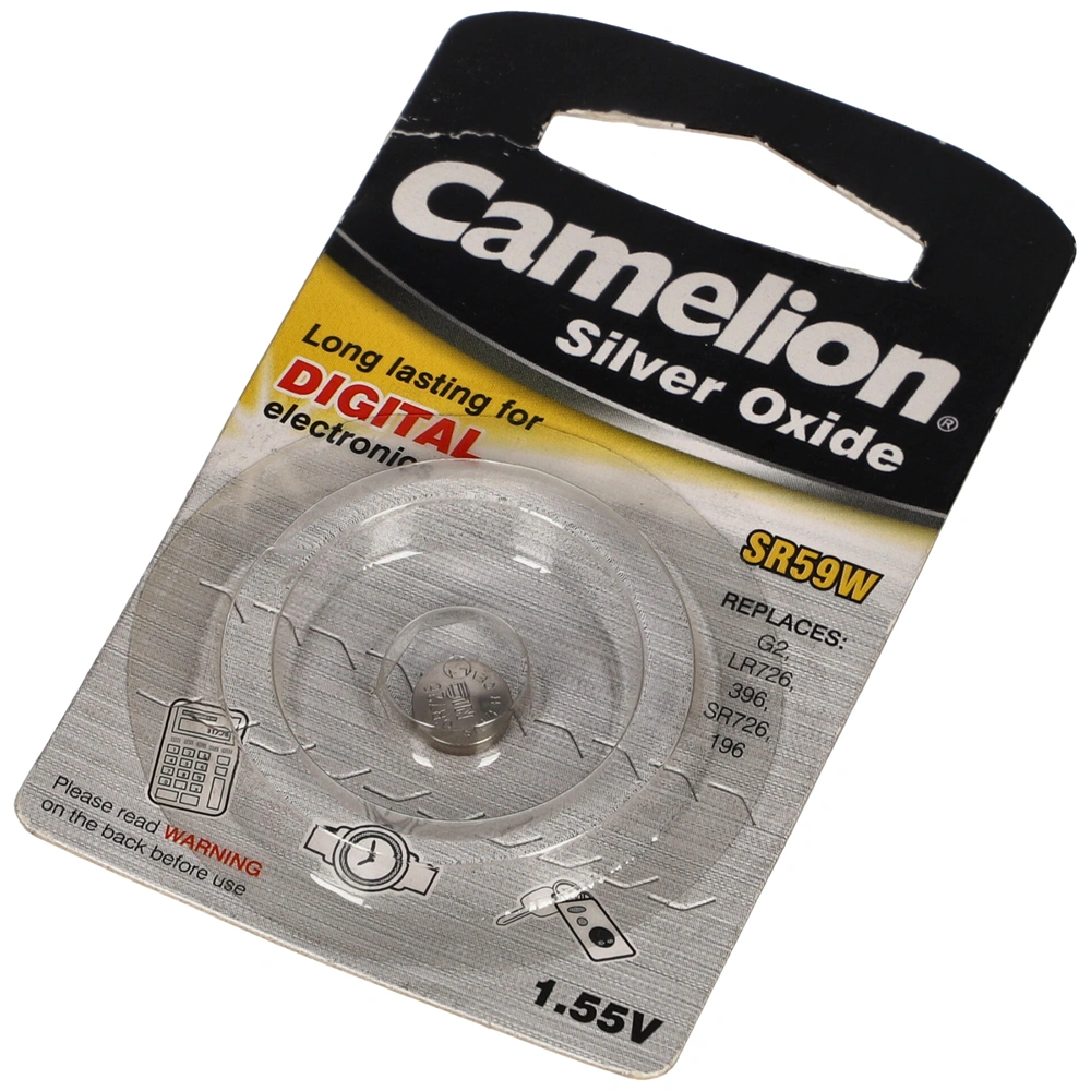 Gombelem ezüstoxid CAMELION (SR726, 396) 1 db-os bliszter /RENDELÉSRE