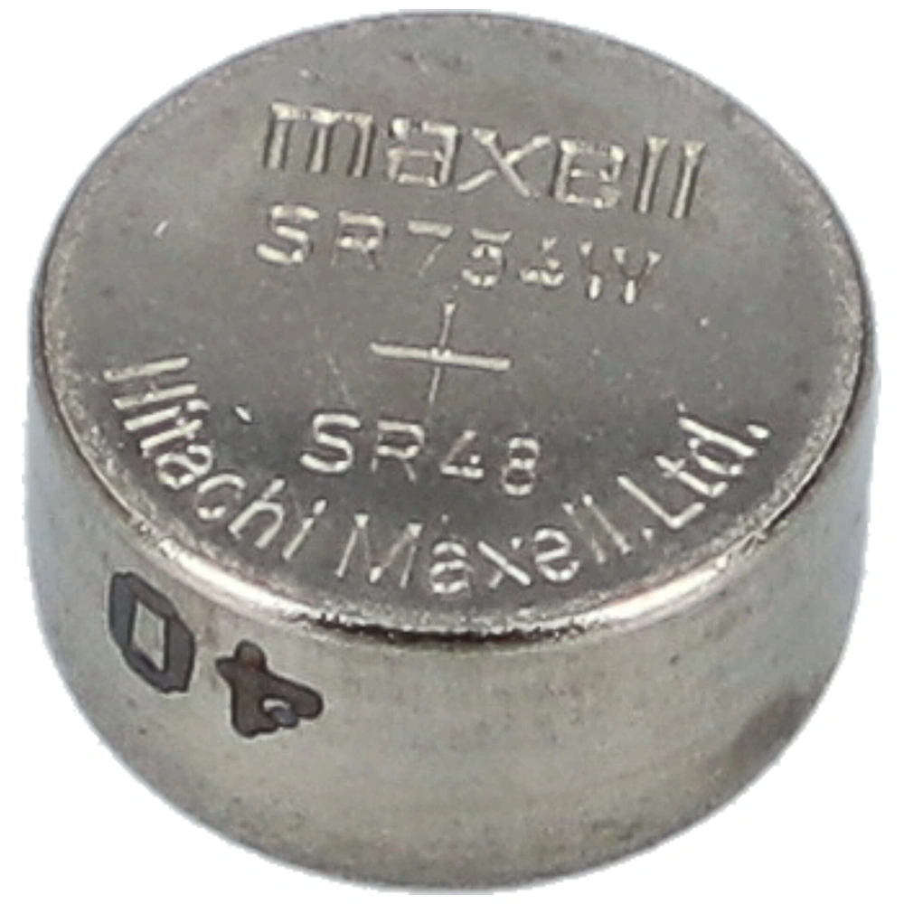 Gombelem ezüstoxid G5 MAXELL SR754W (393) 1 db-os bliszterben /RENDELÉSRE