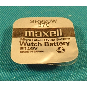 Gombelem ezüstoxid MAXELL SR920W (370) 1 db-os bliszterben / RENDELÉSRE