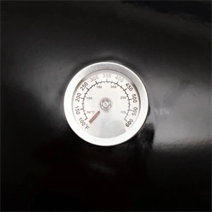 Gömbgrill, faszén, faszénbrikett, nyitható fedél, krómozott acél rostély, galvanizált acél széntartó, HOME GR03