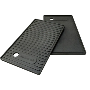 Grill lap, kétoldalas öntöttvas, Brahma, 24x42cm, BARBECOOK BC-ACC-7088