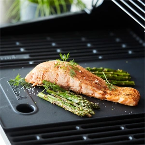 Grill lap, kétoldalas öntöttvas, Brahma, 24x42cm, BARBECOOK BC-ACC-7088