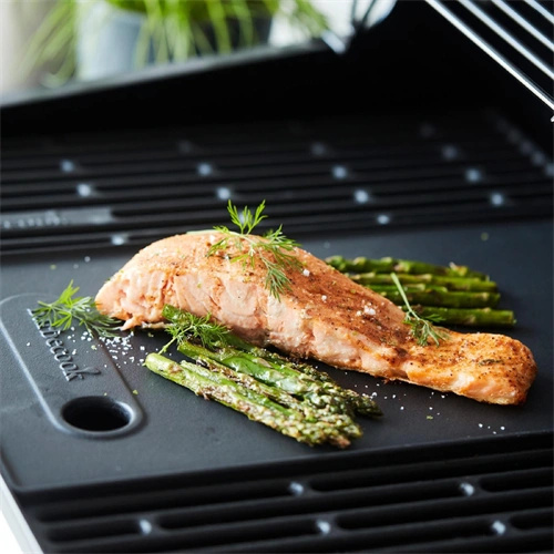 Grill lap, kétoldalas öntöttvas, Brahma, 24x42cm, BARBECOOK BC-ACC-7088