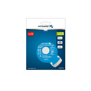 Gyémánt vágótárcsa 115 mm szegmentált , HÖGERT HT6D750