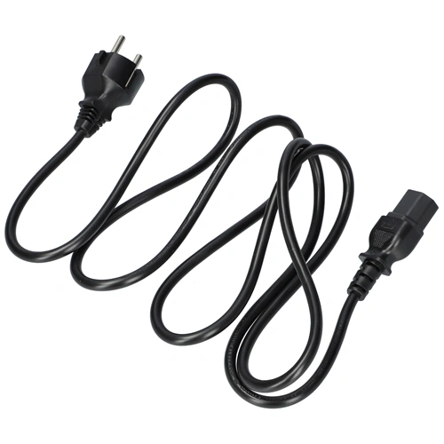 Hálózati kábel (univerzális, földelt könyökcsatlakozós) 1,5m számítógép/ RENDELÉSRE