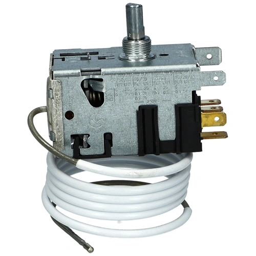 Hőfokszabályzó (normáltér) hátlapos elpár -10/ -22°C (eredeti) ZANUSSI LOK3004 DANFOSS 077B5223 hűtő