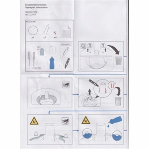 Javító készlet, ülepítő (utángyártott) BOSCH mosogatógép