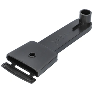 KIFUTÓ Teatartályból kijövő műanyag fekete cső JA506