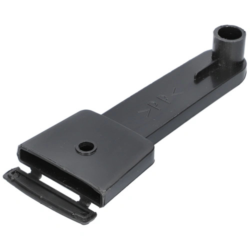 KIFUTÓ Teatartályból kijövő műanyag fekete cső JA506