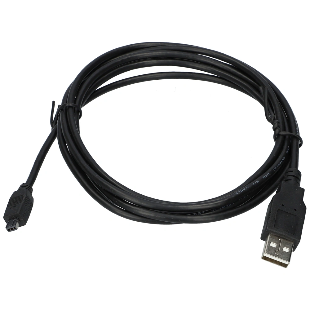 Kábel USB (4 pól.mini USB - A típusú dugó) 2m