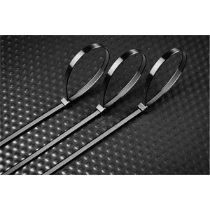 Kábelkötegelő 2,5 x 100mm, fekete, 100db/csomag HÖGERT HT2C700