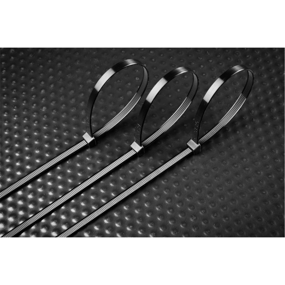 Kábelkötegelő 2,5 x 100mm, fekete, 100db/csomag HÖGERT HT2C700