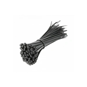 Kábelkötegelő 3,6 x 140mm, fekete, 100db/csomag HÖGERT HT2C704