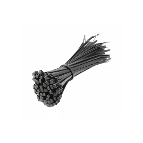 Kábelkötegelő 3,6 x 140mm, fekete, 100db/csomag HÖGERT HT2C704