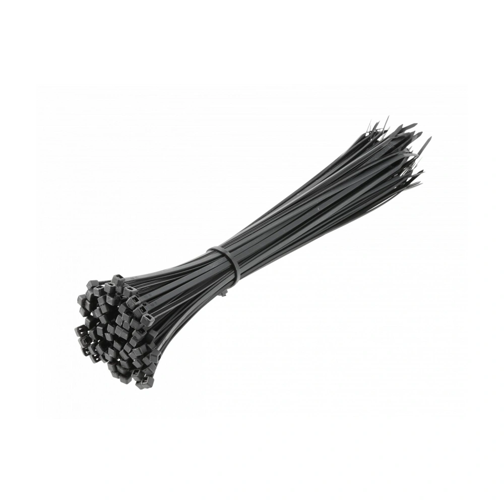 Kábelkötegelő 3,6 x 300mm, fekete, 100db/csomag HÖGERT HT2C708