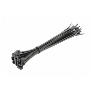 Kábelkötegelő 4,8 x 200mm, fekete, 25db/csomag HÖGERT HT2C709