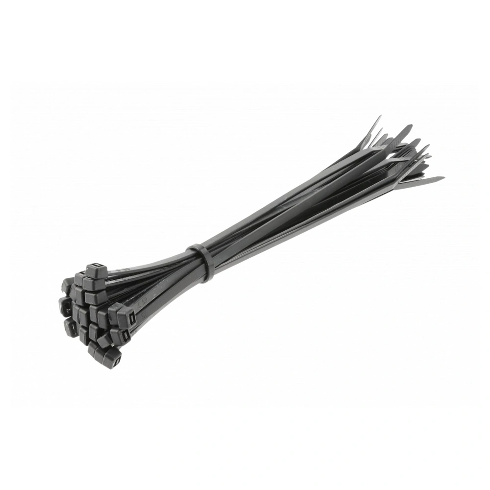 Kábelkötegelő 4,8 x 200mm, fekete, 25db/csomag HÖGERT HT2C709