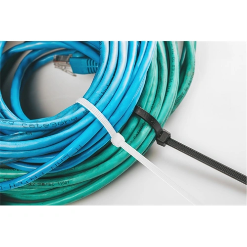 Kábelkötegelő 4,8 x 370mm, fehér, 25db/csomag HÖGERT HT2C730