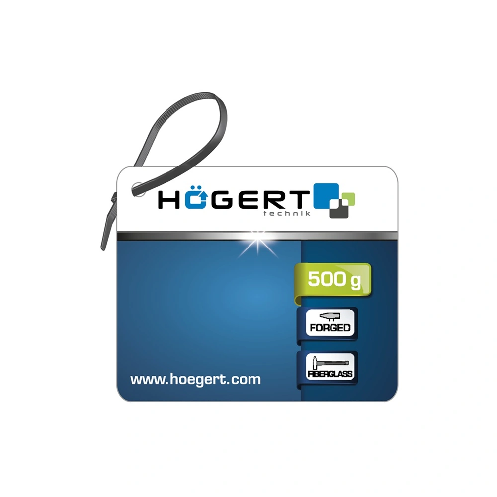 Kalapács üvegszálas nyéllel 1000g, 25 év garancia, HÖGERT HT3B029