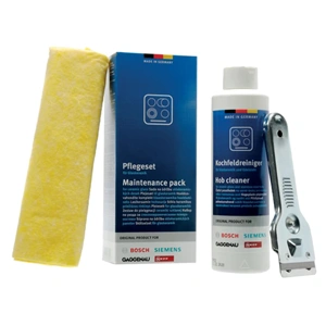 Karbantartó csomag (eredeti) BOSCH tűzhely, ndukciós főzőlap tisztító 