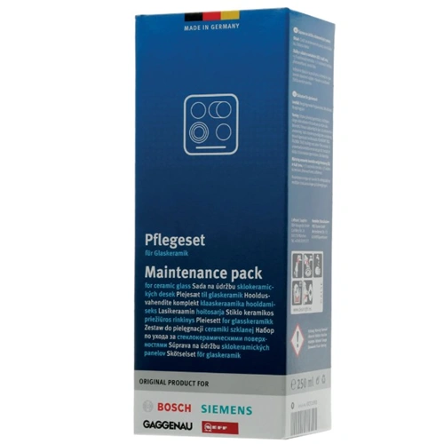 Karbantartó csomag (eredeti) BOSCH tűzhely, ndukciós főzőlap tisztító 