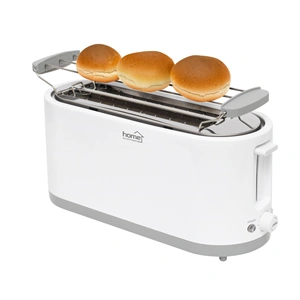 Kenyérpirító 4 szeletes, 1400 W, cooltouch, 7 fokozat, zsemlemelegítő, Home HG KP 42 /RENDELÉSRE