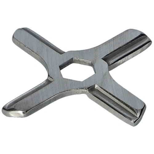 Kés (6 szögletű lyuk, 4 élű) (utángyártott) MOULINEX HV húsdaráló