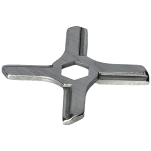 Kés (6 szögletű lyuk, 4 élű) (utángyártott) MOULINEX HV húsdaráló