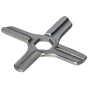 Kés (6 szögletű lyuk, 4 élű) (utángyártott) MOULINEX HV húsdaráló